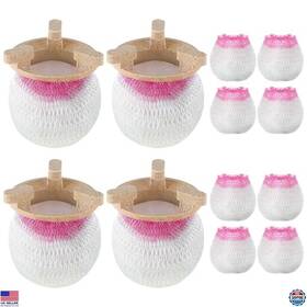Ia-ceoighe-0400 Visit The Ceoighe Store 12 Pcs Soft Inverted Gas Lamp Mantles With 179b Porcelain Ring For Lanterns