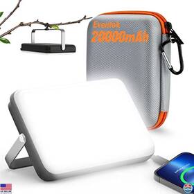 Visit The Eventek Store B08hmwdnvx Rechargeable Led Camping Lantern - 20000mah Power Bank 144h Brightness
