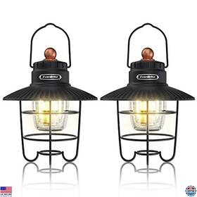 E041032ae Visit The Everbrite Store 2-pack Led Camping Lanterns - Usb C Rechargeable 3 Modes Power Bank