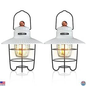 E041034ae Visit The Everbrite Store 2-pack Led Camping Lanterns - Usb C Rechargeable 3 Modes Power Bank