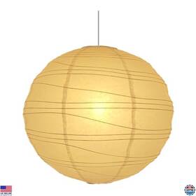 Hydz1846 Visit The Hytsoeee Store 19.69 Inch White Spherical Paper Lantern Shade - Handmade Pendant Light