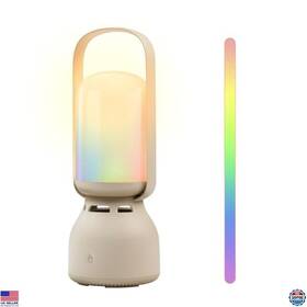 Jk-ly-02 Visit The Jackonlux Store Camping Lantern And Bluetooth Speaker Combo - Portable Led Light With 11 Rgb Modes