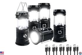 Cp10-05 Visit The Kunhe Store 5-pack Portable Led Camping Lanterns - 1800mah Collapsible Waterproof