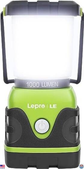 3300002 Visit The Lepro Store Le 1000lm Battery Powered Led Camping Lantern Waterproof Tent Light With 4