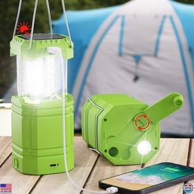 B08t6x5fwk Visit The Mesqool Store 3000mah Large Capacity Hand Crank Solar Camping Lantern Portable Ultra Bright