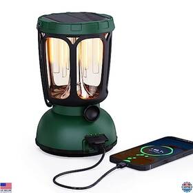 B0bs6hs329 Visit The Mesqool Store 6000mah Camping Lantern - 650lm Led Emergency Light With Solar And Crank
