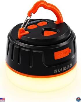 B07qr859zw Visit The Siivton Store Rechargeable Camping Lantern - 6400mah Power Bank Led Waterproof
