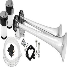 Vixen Horns B014q02a6q Train Horn Kit For Trucks/car/motorcycle. Complete System Dual Air