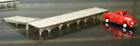 Rsl4026 Wood Railroad Laser Model Unpainted Kit Structure Loading Dock Scale