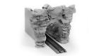 Ztrains-ztr-110 Trains Scale Blasted Rock Portal Set Piece 731717885245