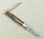Case Xx Usa 10 Dot 1980 A6208 Half Whittler Appaloosa Bone Pocket Knife. Fixed Price $92.40.