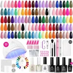 Beetles Gel Nail Polish Kit With Uv Light - 68PCS, 35 Colors, Salon Quality. Fixed Price $34.90.