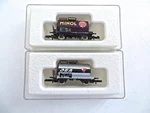 Marklin Z Scale Pair Of Tank Cars #8609 Dea & #8614 Minol Brand New Old Stock. Fixed Price $48.50.