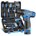 Pulituo 148-PIECE Cordless Drill Set With Hand Box Home Diy Impr. Fixed Price $97.73.