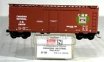 Micro-trains Line Scale 40' Standard Box Car Canadian National Rwy 21120. Fixed Price $16.95.