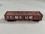 Scale Micro-trains Mtl 08300020 Soo Line #67267 40' Drop Bottom Gondola W/load. Fixed Price $28.95.