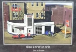 Z Scale Miller Eng Micro-structures Kit #930 Gulf Gas Station Nib. Fixed Price $59.99.