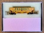Full Throttle Z Scale Hopper Peabody. Fixed Price $22.00.