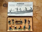 Germany Marklin Painted Lead Ho Scale Railroad Workers Set 404GC. Fixed Price $80.00.