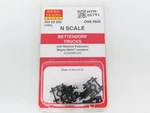 Micro-trains Mtl 00302022 (1003) Bettendorf Trucks W/ Couplers Pair. Fixed Price $19.95.