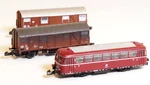 88313 Marklin Z-scale Db Railbus Class 798 With Box Cars, 5 Pole Motor. Fixed Price $299.00.