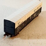 Microtrains Evans 50FT Double Door Boxcar New. Fixed Price $22.95.