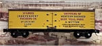 Mt Z-scale; #51800110 Billboard Car St. Louis Indpendent Packing, Mint Cond.. Fixed Price $21.95.