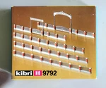 Ho Scale Kibri B-9792 Industrial Fences Gates Building Kit Open Box Complete Nos. Fixed Price $17.95.