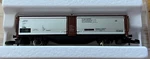 8623 Z-scale Marklin Mini-club Db Silver Red-brown Sliding Wall Wagon. Fixed Price $25.00.
