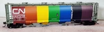 Canadian National Rr Rainbow Cylindrical Hopper 370709 Intermountain 45225-06. Fixed Price $59.95.