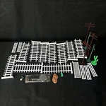 Scale Plasticville Large Picket Fencing Telephone Poles 26 Pcs. Fixed Price $35.00.