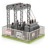 Scale Electrical Utility Substation #12 - New In Box. Fixed Price $49.99.