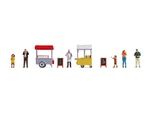 Noch 16229 Scale Themed Figures Set "ice Cream & Hotdog Van". Fixed Price $31.69.