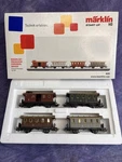 Marklin Ho 4035 Prussian Car Passenger Train Set Original Box. Fixed Price $72.66.