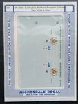 Ho Scale Micro MC-4069 Burlington Northern Freedom Caboose Decals. Fixed Price $15.00.