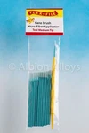 N935004 - Nano Pinceaux 24 Bleu Sarcelle Moyen Pointe & 1 Applicateur. Fixed Price $12.25.