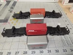Each Marklin Ho 46181 2001 Insider Club Depressed Center Car W/load 2168A %. Fixed Price $45.00.