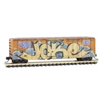 Railbox 50' Ribside Boxcar Tell Joke Graffiti Micro-trains #025 45 013 Scale. Fixed Price $43.25.