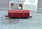 Marklin 8635 Db Telescopic Freight Car Red Z Scale. Fixed Price $24.99.