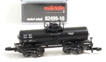 82499-10 Z-scale Marklin Atsf 39' Single Dome Tank Water Car, New Box. Fixed Price $62.09.