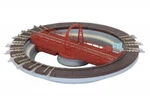 New Z Scale Gauge S037 Digital Turn Table Rokuhan 1/220 From Japan F/s. Fixed Price $300.00.