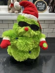Walgreen Co. Animated Battery Operated Plush Christmas Tree Toy Sunglasses Hat. Fixed Price $20.00.