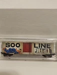 Micro Trains Weathered Soo Line Merry Christmas Scale Box Car 03844440. Fixed Price $45.00.