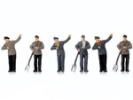 Vollmer 2336 Ho Scale Rail Men Plastic Figures (set Of 6). Fixed Price $16.99.