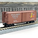 Micro-trains Scale 42100 Hills Brothers Double Wood Sheathed Boxcar Hbcx 166. Fixed Price $16.99.