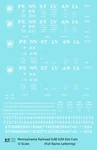 K4 Scale Decals Pennsylvania Railroad G38 G39 Ore Car White Full Name. Fixed Price $8.15.