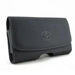 Black Leather Case Cover Pouch Holster Belt Clip W Loops For Cell Phones. Fixed Price $9.85.
