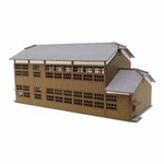 Sankei MP01-78 Wooden School 1/220 Z Scale Japan. Fixed Price $28.59.