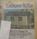 Rslaserkits One Car Garage Ho 1:87 Laser-cut Wood Building #2012. Fixed Price $12.99.