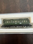 Vintage Marklin 8705 Z Scale Mini Club Car 2ND Class Passenger Germany Plastic. Fixed Price $45.00.